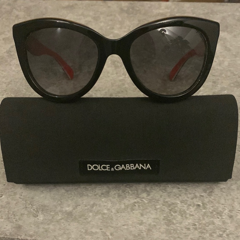 Dolce and Gabbana 4207 Statement Chunky Polarized Sunglasses